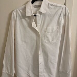 Everlane Classic White Button Down Shirt